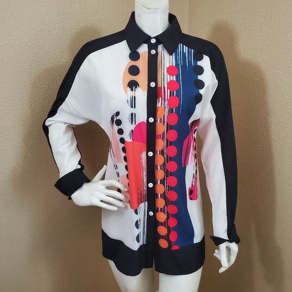 MICHAEL TAYLOR Collection Button Down Shirt~S/P - Picture 1 of 7